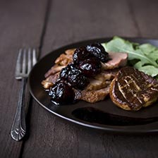 Sauteed Duck Breast with Foie Gras Recipe