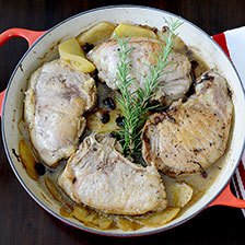 Apple Cider Kurobuta Pork Chops Recipe