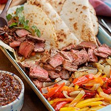 Mole Skirt Steak Fajitas Recipe