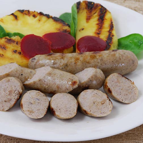 Chicken Sausage with Apple and Cranberry