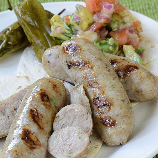 Habanero and Tequila Chicken Sausage