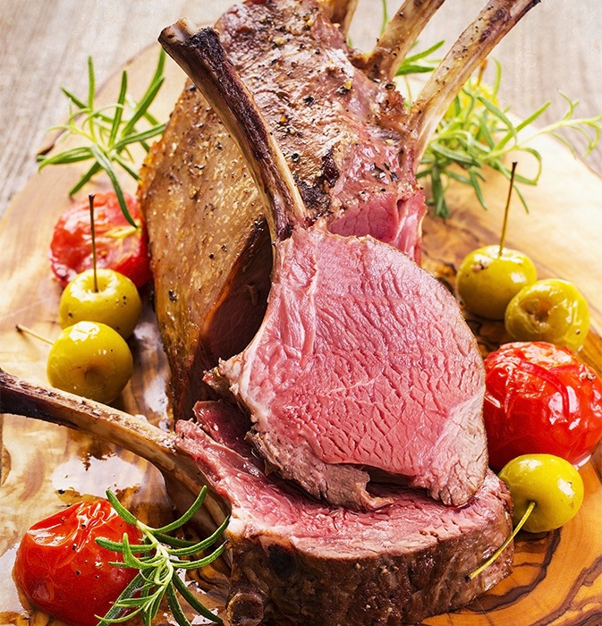 easter lamb rack