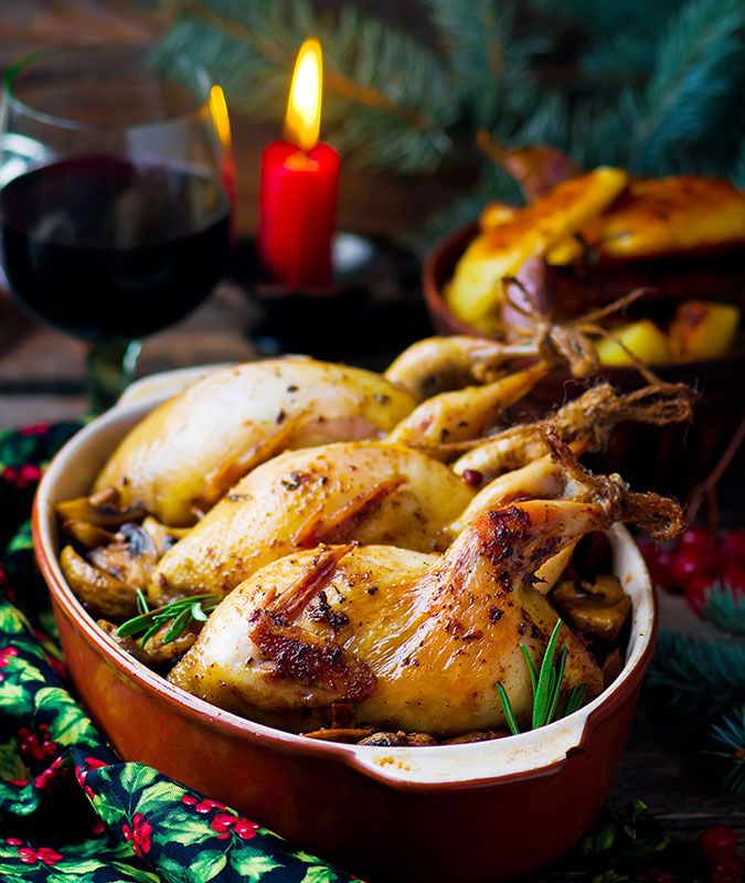 christmas quail